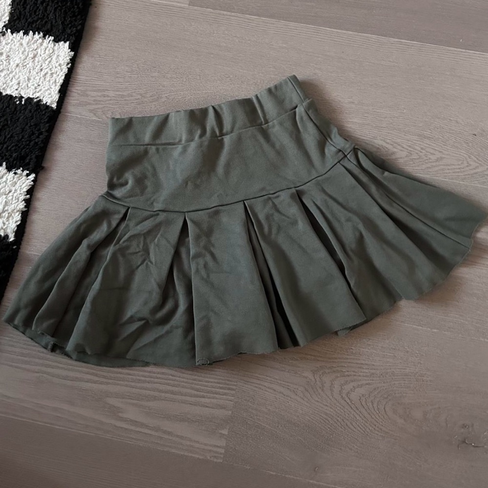 Green Mini Skort